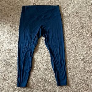 Navy align 28” lulu lemon leggings